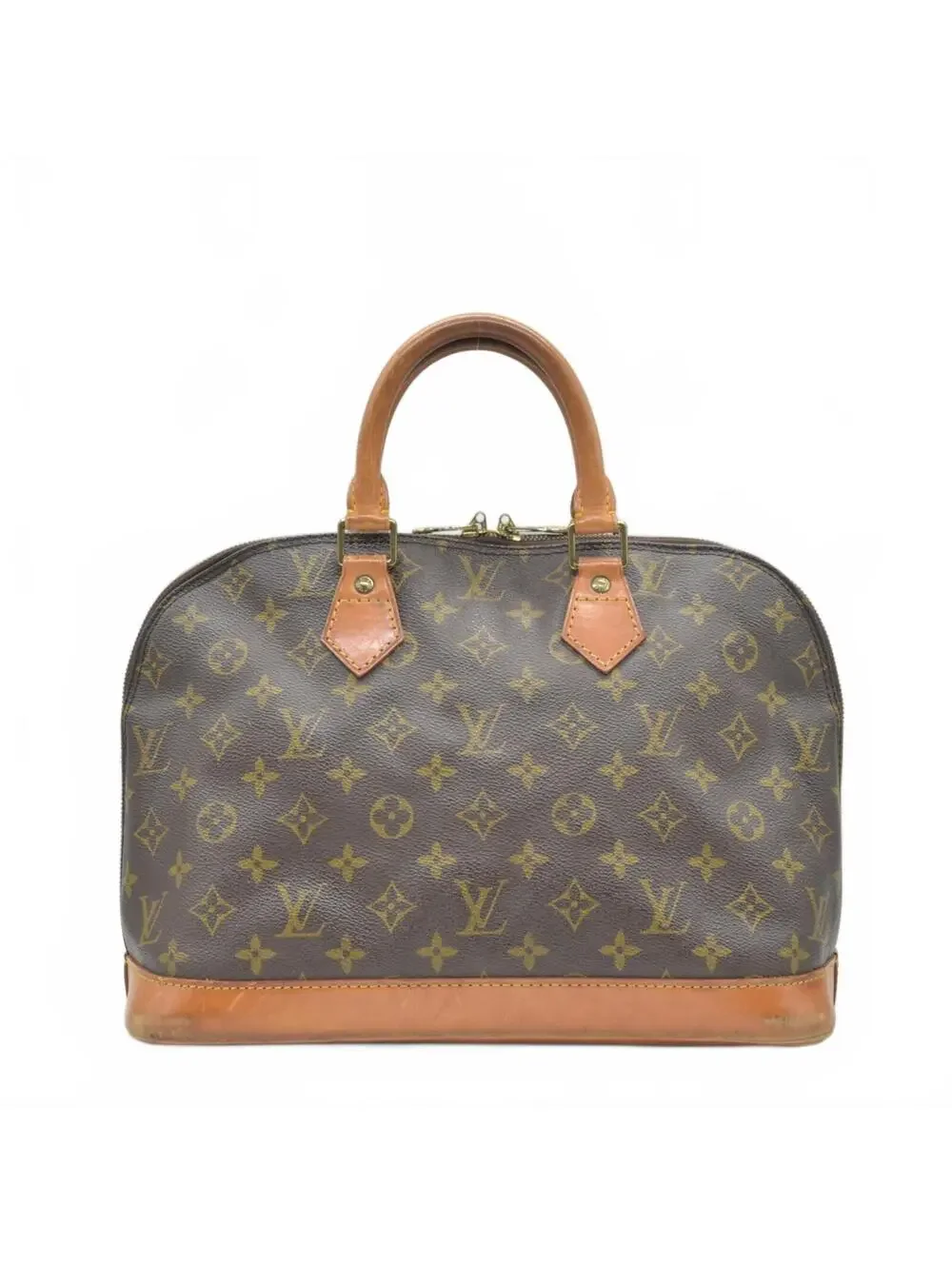 $2090 1993 Louis Vuitton Alma PM Brown Monogram VI1913